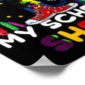 Poster Chat-rocking I N Mon-école-chaussures-retour à l'é (Coin)