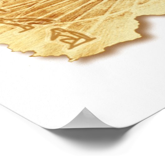 Poster Chat royal égyptien sacré (Coin)