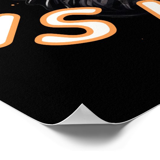 Poster Chat sarcastique drôle Bad Kitty Thug Gangster Cha (Coin)