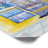 Poster Chat si au travail Peinture à l'huile (Coin)