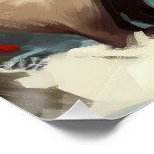 Poster Chat siamois à Noël de neige (Coin)