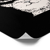 Poster Chat Skeleton main Lazy Halloween Costume Cool os (Coin)