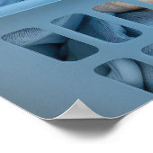 Poster Chat Smoking Hiding dans un Panier à Linge (Coin)