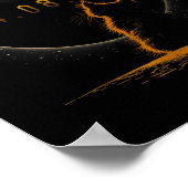 Poster Chat solaire Eclipse (Coin)