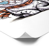 Poster Chat sorcière cool - Cute Halloween Kitty avec coe (Coin)