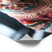 Poster Chat Sphynx avec pull (Coin)