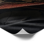 Poster Chat Steampunk en Uniform Retro (Coin)