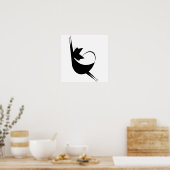 Poster Chat Stretchy (Cuisine)