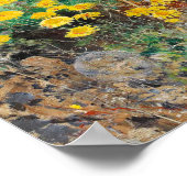 Poster Chat sur Flowbed (Coin)