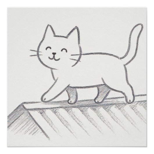 Poster Chat sur un toit brûlant (Devant)