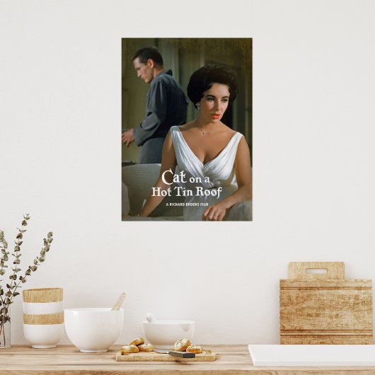 Poster Chat Sur Un Toit Chaud (Cuisine)