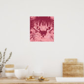 Poster Chat Tabby Orange (Cuisine)