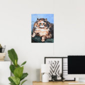 Poster Chat tigré, Louis Wain (Bureau à domicile)