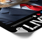 Poster Chat Trump 9 Vies Bébé _2  (Coin)