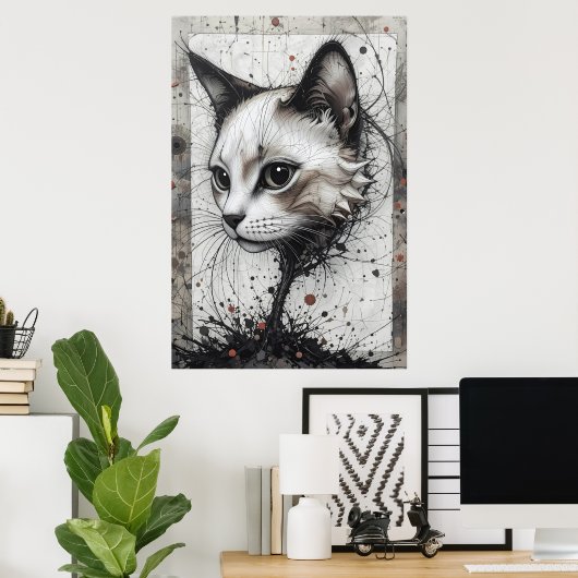 Poster Chat Vanguard (Bureau à domicile)