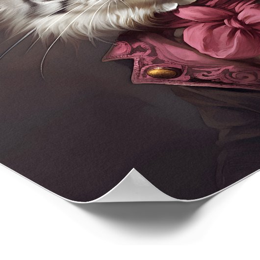 Poster Chat victorien (Coin)