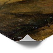 Poster Chat vintage Jakub Bogdan parmi les coqs (Coin)