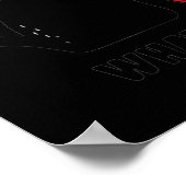 Poster Chat What_ Funky Chemise Chat Noir, Chat Meurtrier (Coin)