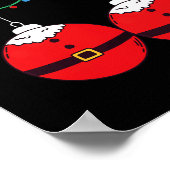 Poster Châtaignes Marrons de Noël Correspondance Noël (Coin)