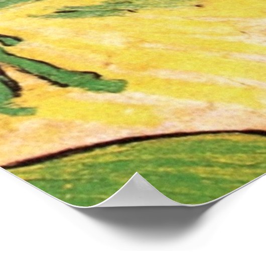 Poster Châtaigniers en fleurs par Vincent van Gogh (Coin)