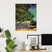 Poster Châtaigniers en fleurs, Vincent van Gogh. (Bureau à domicile)