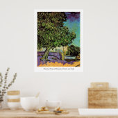 Poster Châtaigniers en fleurs, Vincent van Gogh. (Cuisine)
