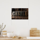 Poster Château (Cuisine)
