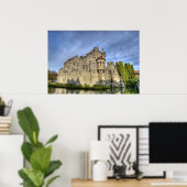 Poster château à Gand (Bureau à domicile)