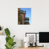 Poster Château à Sintra, Portugal (Bureau à domicile)