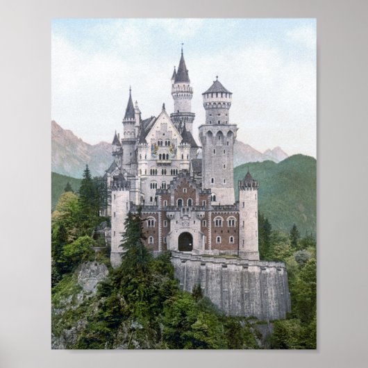 Poster Château allemand Fairytale (Devant)