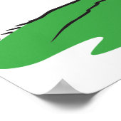 Poster Château avec drapeaux (Coin)