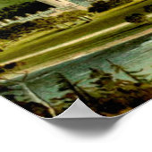 Poster Château Balmoral 1897 restauré haute résolution (Coin)