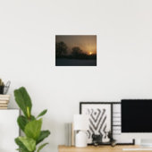 Poster Château Charlottenhof, Coucher de soleil (Bureau à domicile)