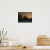 Poster Château Charlottenhof, Coucher de soleil (Cuisine)