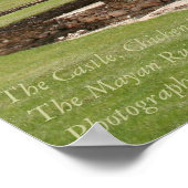 Poster Château, Chichen Ixta, Ruines Mayas, Mexique (Coin)