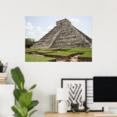 Poster Château, Chichen Ixta, Ruines Mayas, Mexique (Bureau à domicile)