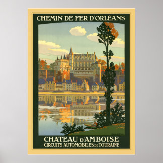 Poster Château d'Amboise