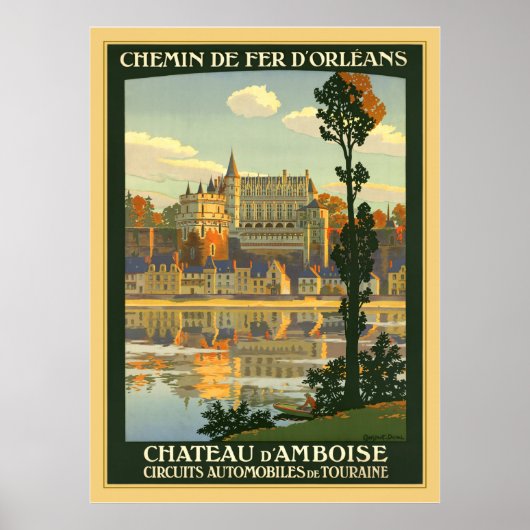 Poster Château d'Amboise (Devant)