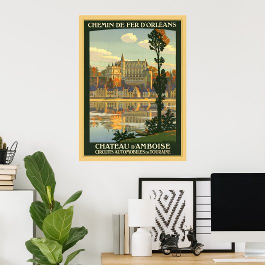 Poster Château d'Amboise (Bureau à domicile)