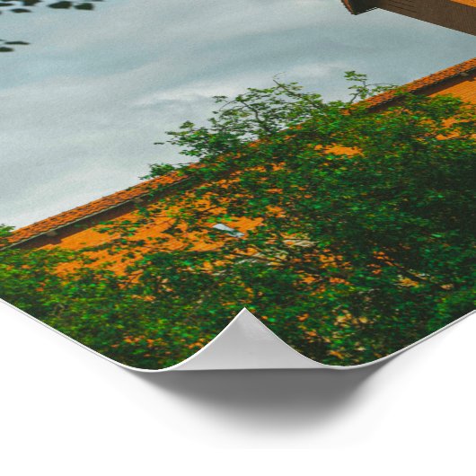 Poster Château d'architecture de Lida Belarus (Coin)