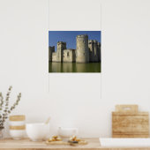 Poster Château de Bodiam (1385), reflété dans les douves, (Cuisine)