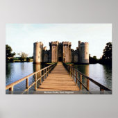 Poster Château de Bodiam, Kent, Angleterre (Devant)