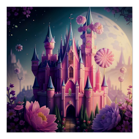 Poster Château de Bonbons Un (Devant)