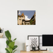 Poster Château de Bran du 13e siècle (château de Dracula) (Bureau à domicile)