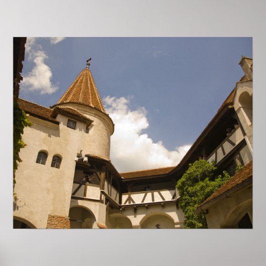 Poster Château de Bran du 13e siècle (château de Dracula) (Devant)