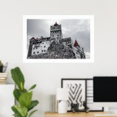 Poster Château de Bran - Une merveille gothique, Château  (Bureau à domicile)