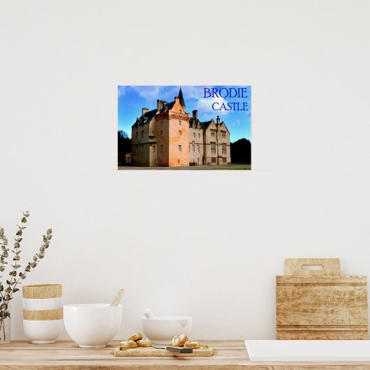 Poster château de brodie (Cuisine)