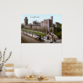 Poster Château de Cardiff (1900) (Cuisine)