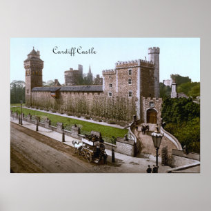 Poster Château de Cardiff (1900)