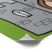 Poster Château de Cartoon Cute (Coin)